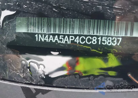 2012 Nissan Maxima 3.5 Sv z USA, uszkodzony, nr VIN 1N4AA5AP4CC815837